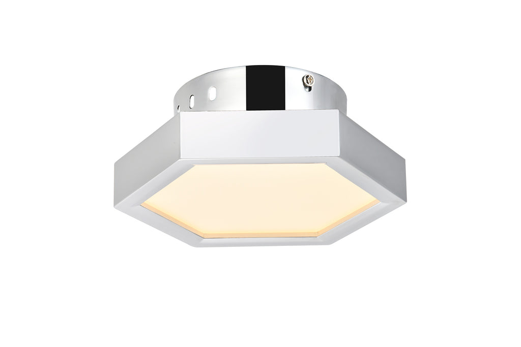 ZC121-5104F7C - Regency Lighting: Hampton LED light in Chrome Flush mount